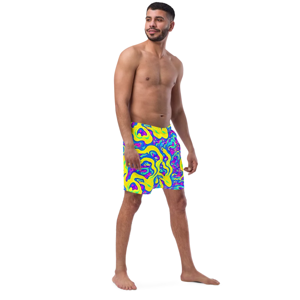 Fevered Flow on Swim Trunks — Right Front