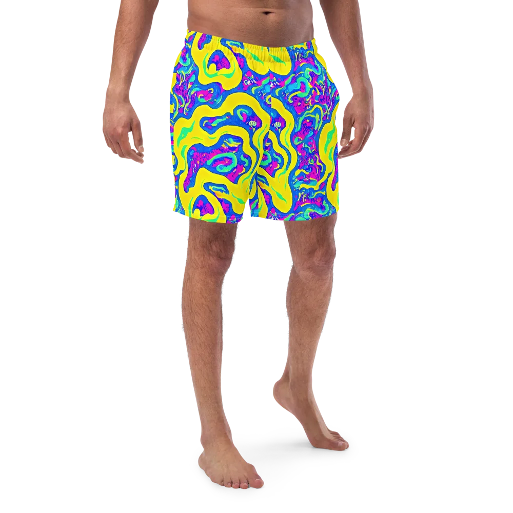 Fevered Flow on Swim Trunks — Front