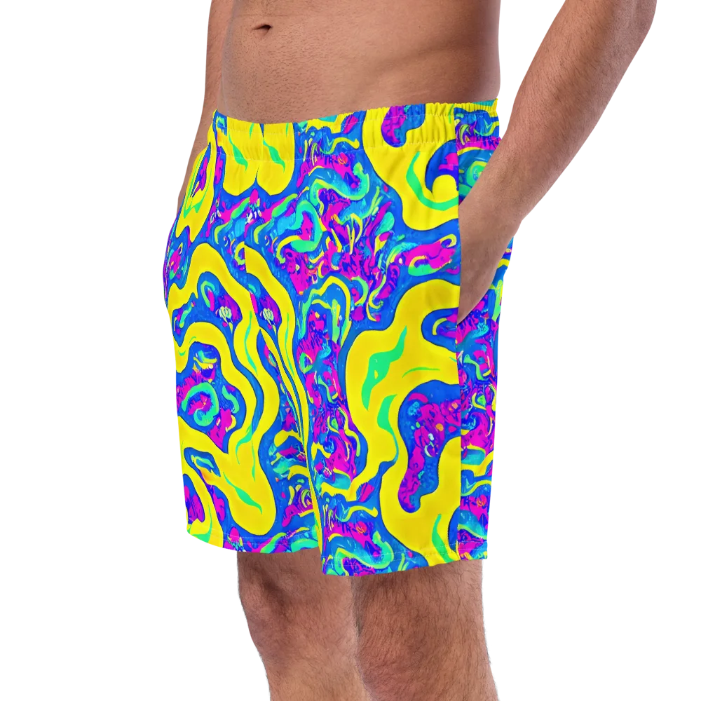Fevered Flow on Swim Trunks — Left Front