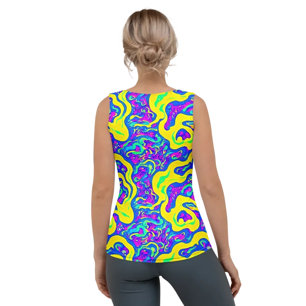 Fevered Flow on Women's Tank Top — Back