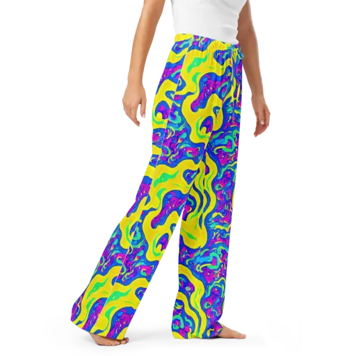 Fevered Flow on a Women's Pajama Pants