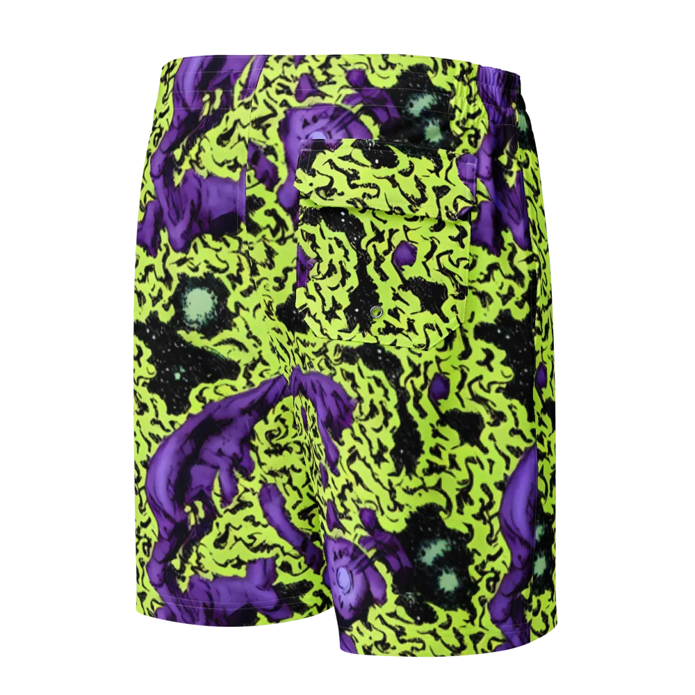 Violet Mayhem on Men's Board Shorts — Back