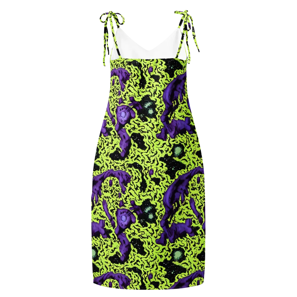 Violet Mayhem on Slip Dress — Back