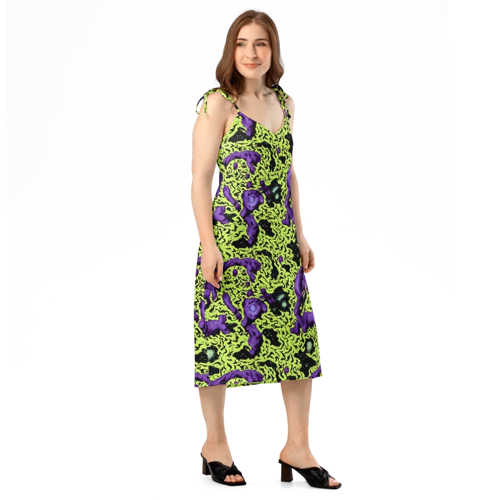 Violet Mayhem on Slip Dress — Right Front
