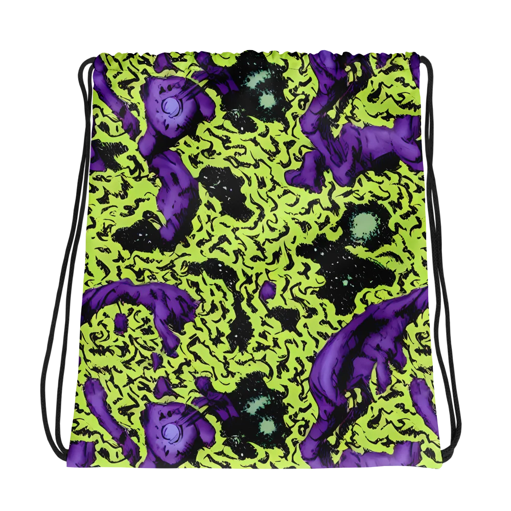 Violet Mayhem on Drawstring Bag — Photo