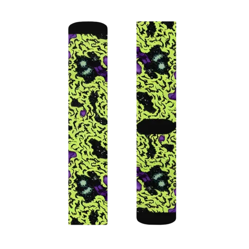 Violet Mayhem on a Socks