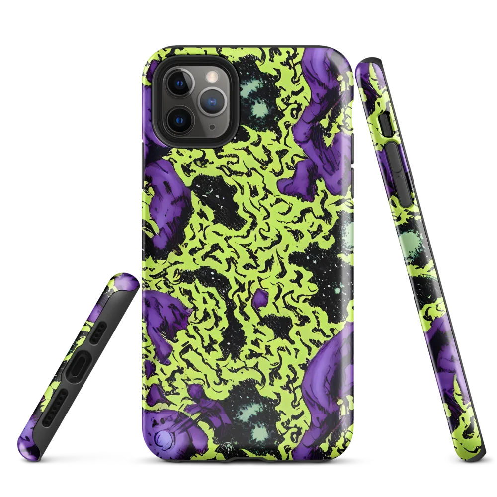 Violet Mayhem on Tough Case for iPhone® — Front