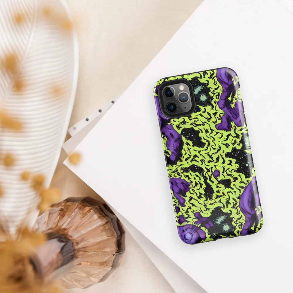 Violet Mayhem on Tough Case for iPhone® — Front