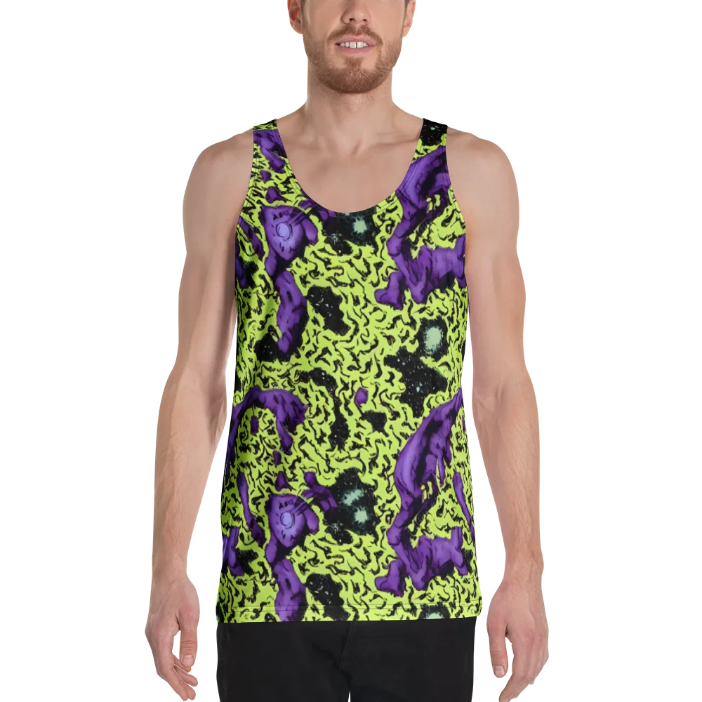 Violet Mayhem on Men's Tank Top — Front
