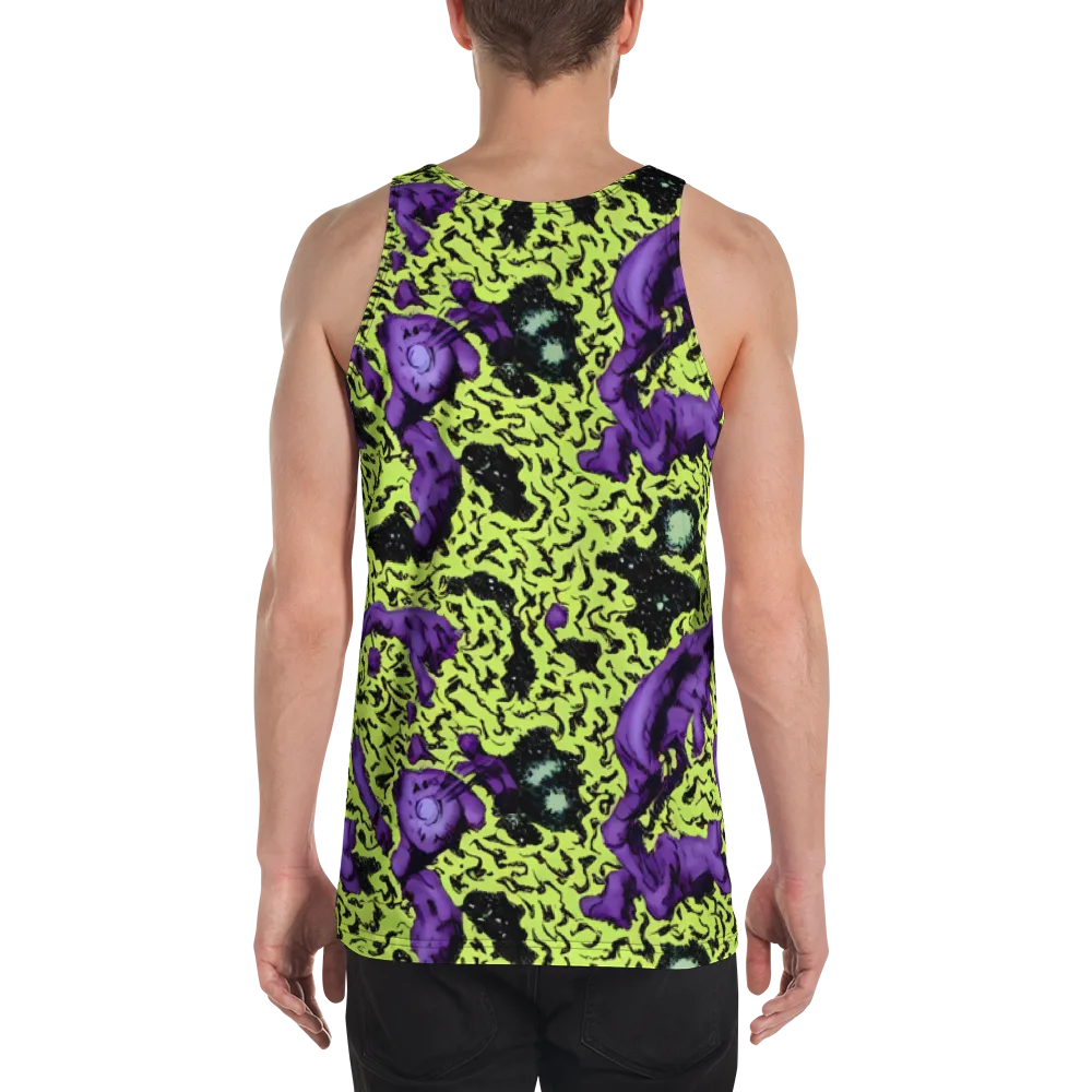 Violet Mayhem on Men's Tank Top — Back