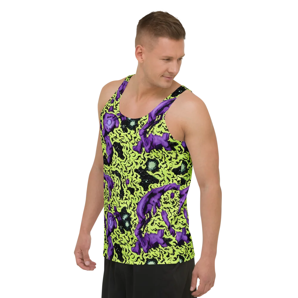 Violet Mayhem on Men's Tank Top — Left Front