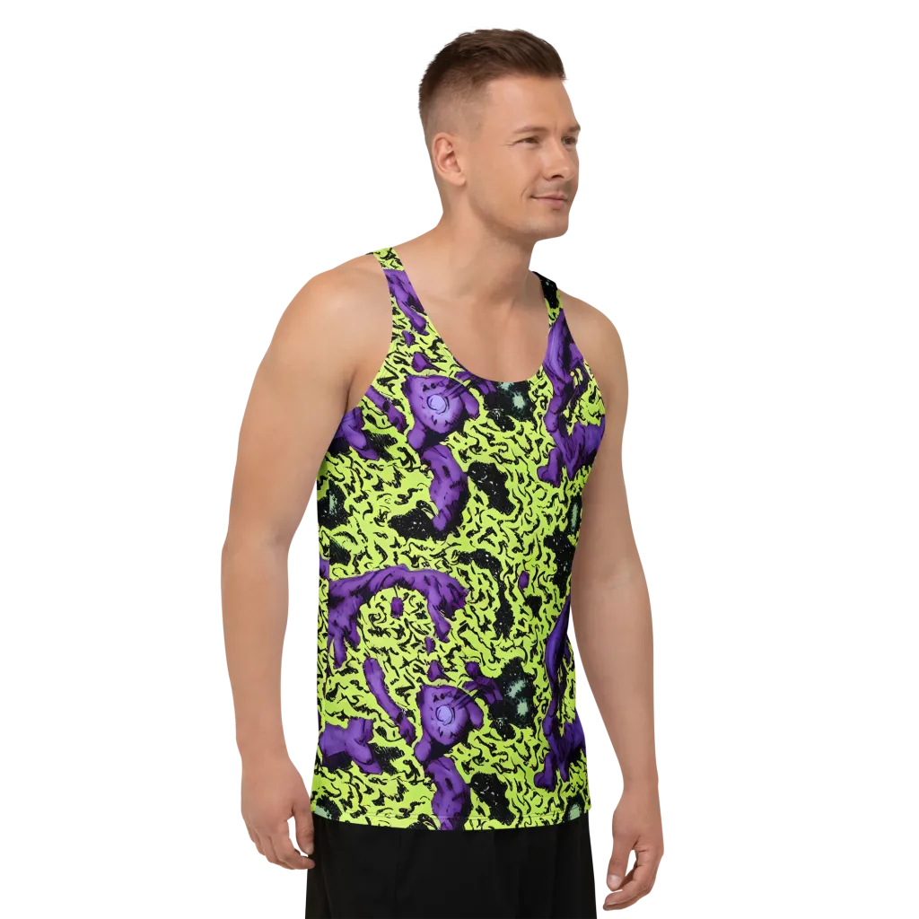Violet Mayhem on Men's Tank Top — Right Front