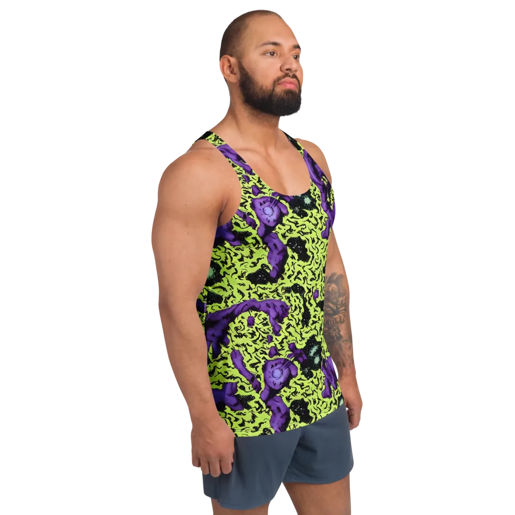 Violet Mayhem on Men's Tank Top — Right Front