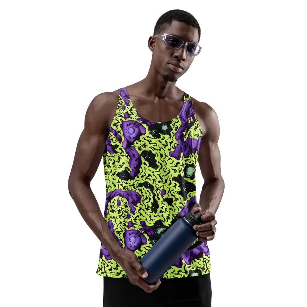 Violet Mayhem on Men's Tank Top — Front