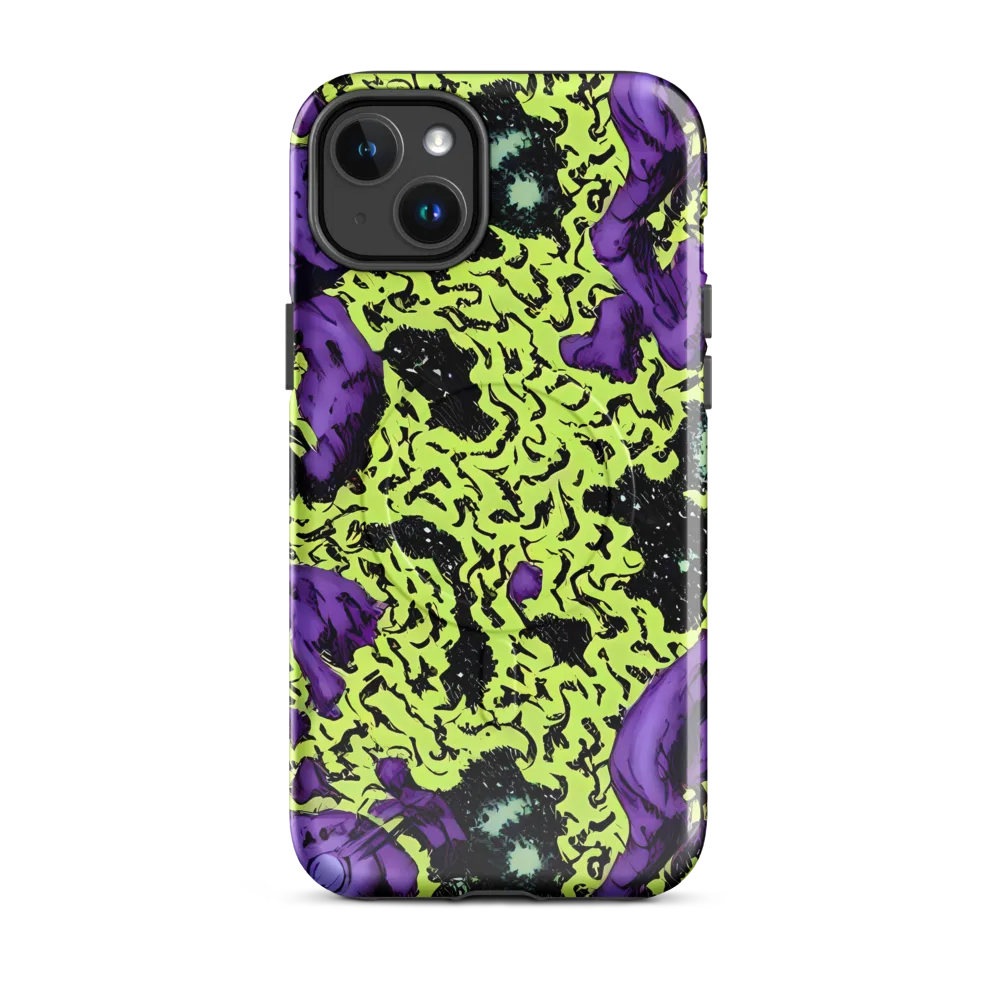 Violet Mayhem on MagSafe Tough Case for iPhone® — Front