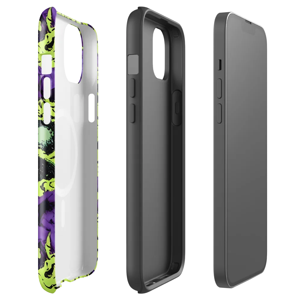 Violet Mayhem on MagSafe Tough Case for iPhone® — Front