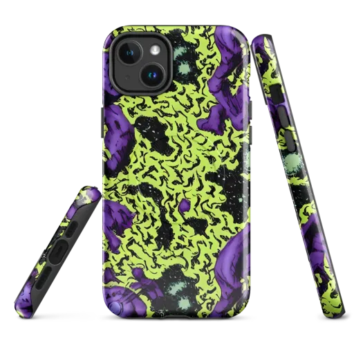 Violet Mayhem on a MagSafe Tough Case for iPhone®