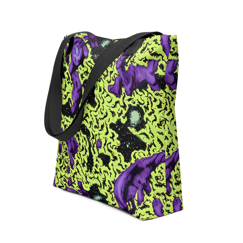 Violet Mayhem on Tote Bag — Front