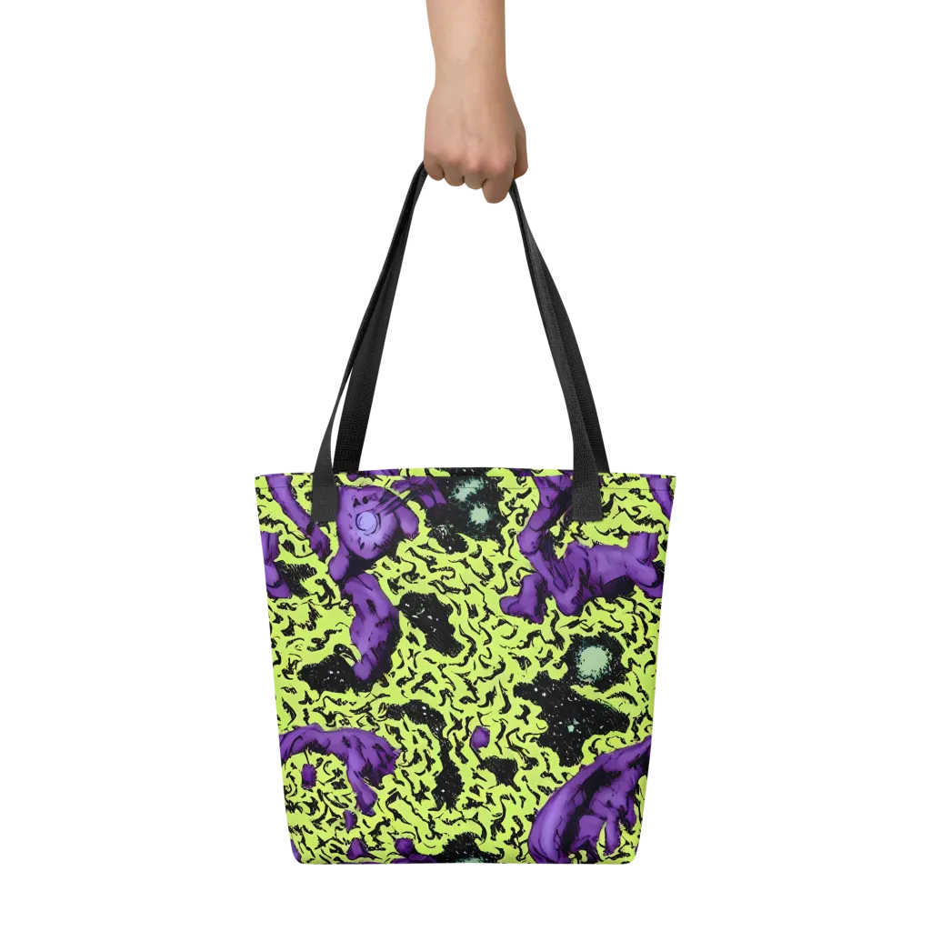 Violet Mayhem on Tote Bag — Front