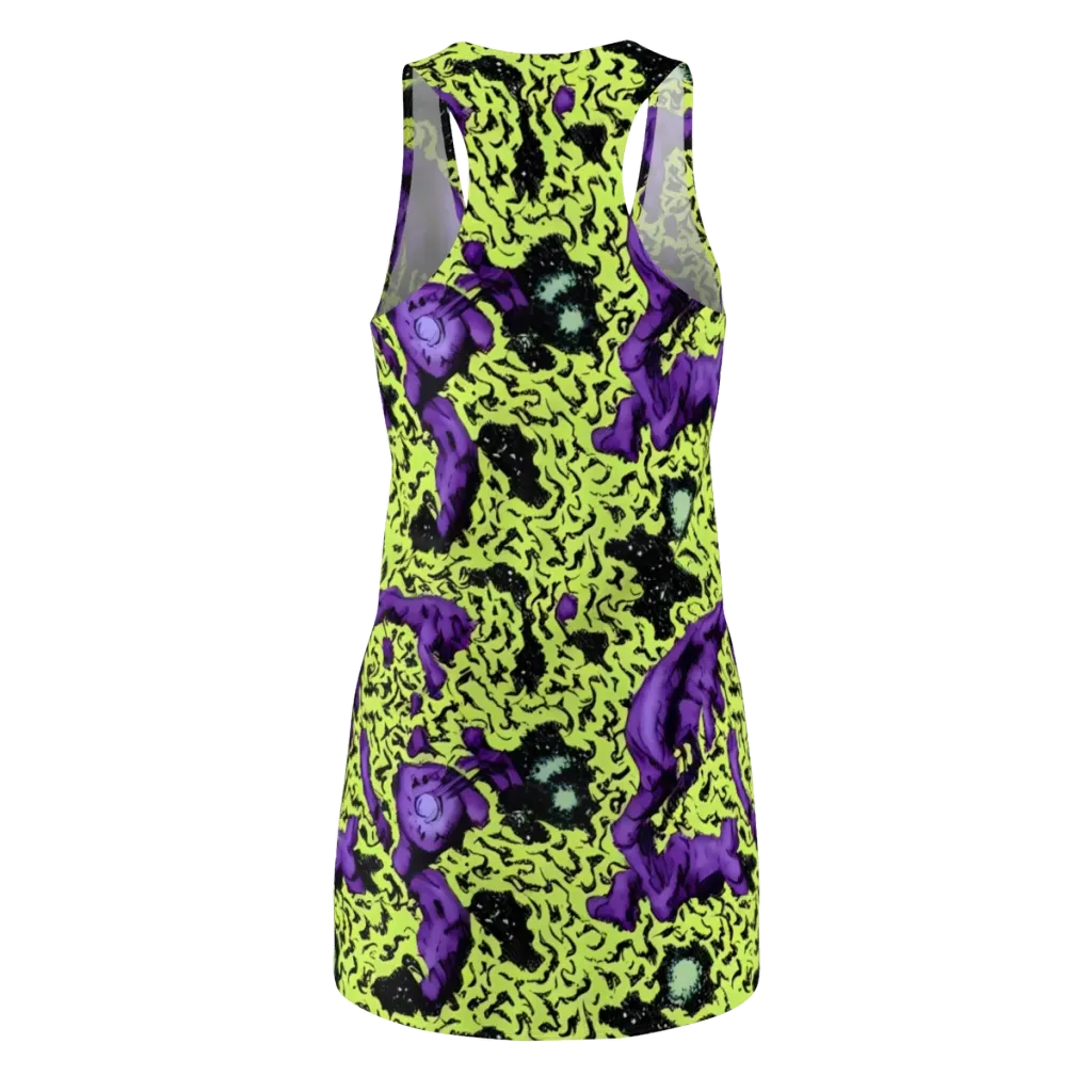 Violet Mayhem on Racerback Dress — Back