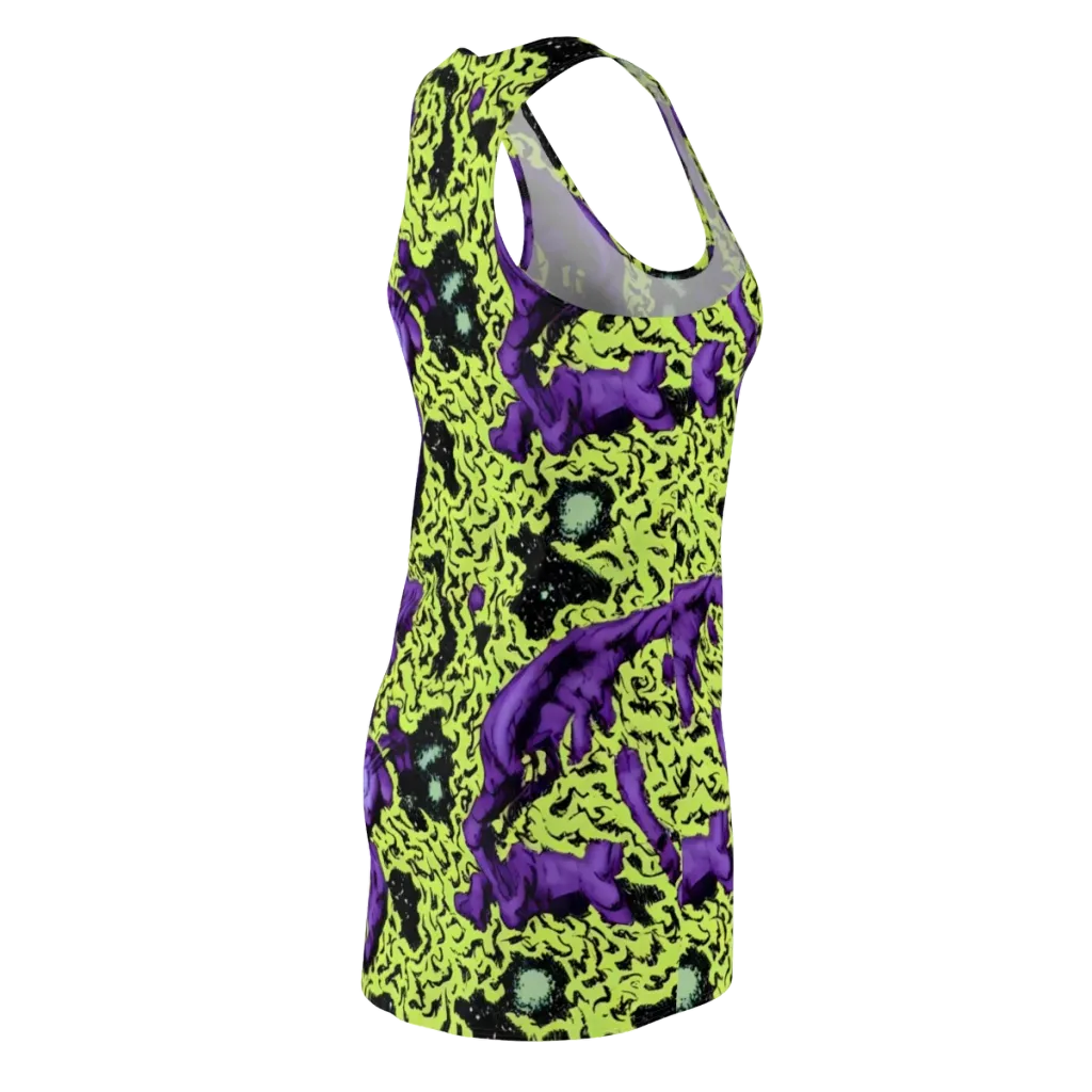 Violet Mayhem on Racerback Dress — Back Side
