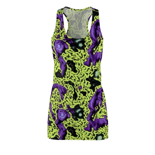 Violet Mayhem on a Racerback Dress