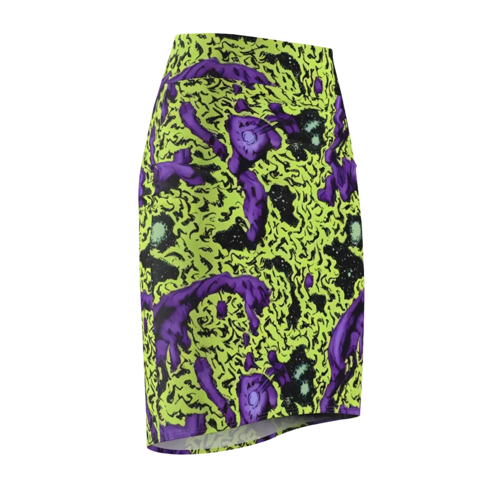 Violet Mayhem on Pencil Skirt — Front Side