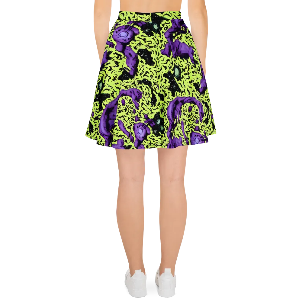 Violet Mayhem on Skater Skirt — Back