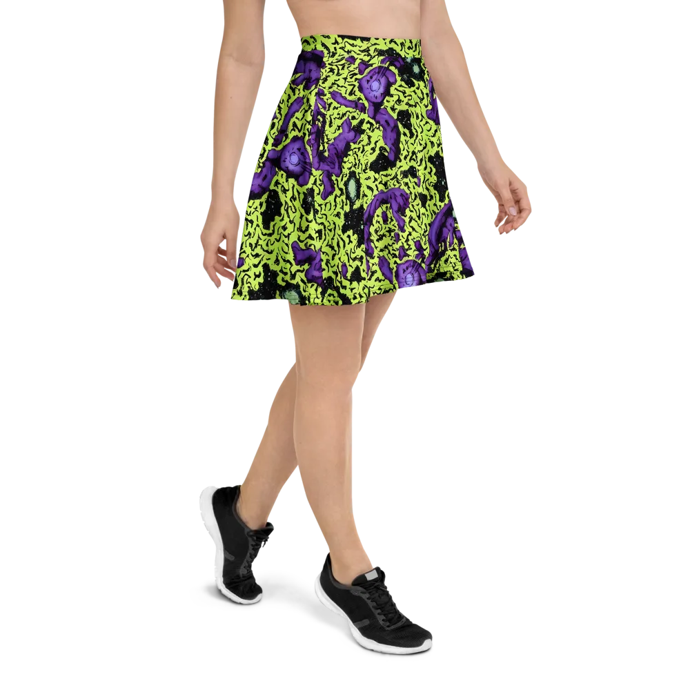 Violet Mayhem on Skater Skirt — Right