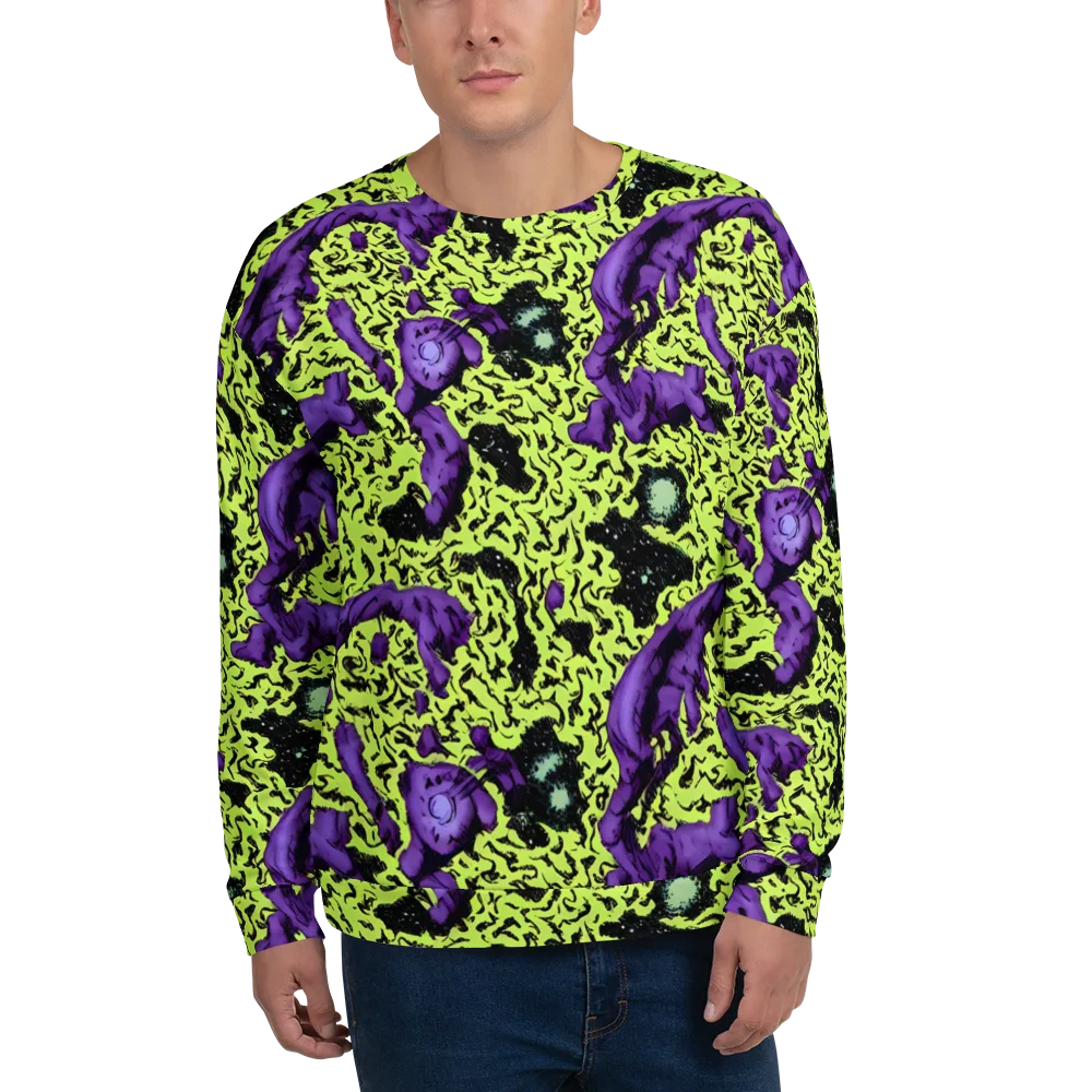 Violet Mayhem on Sweatshirt — Front