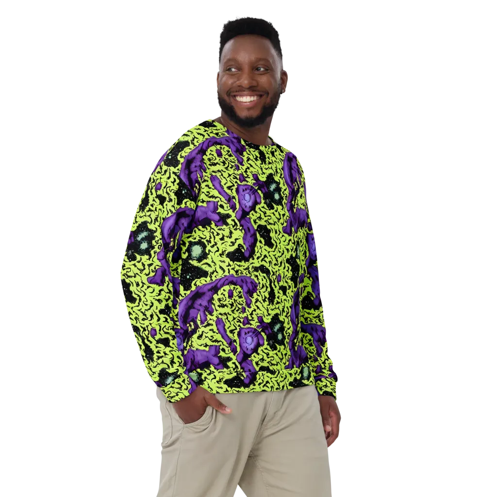 Violet Mayhem on Sweatshirt — Front
