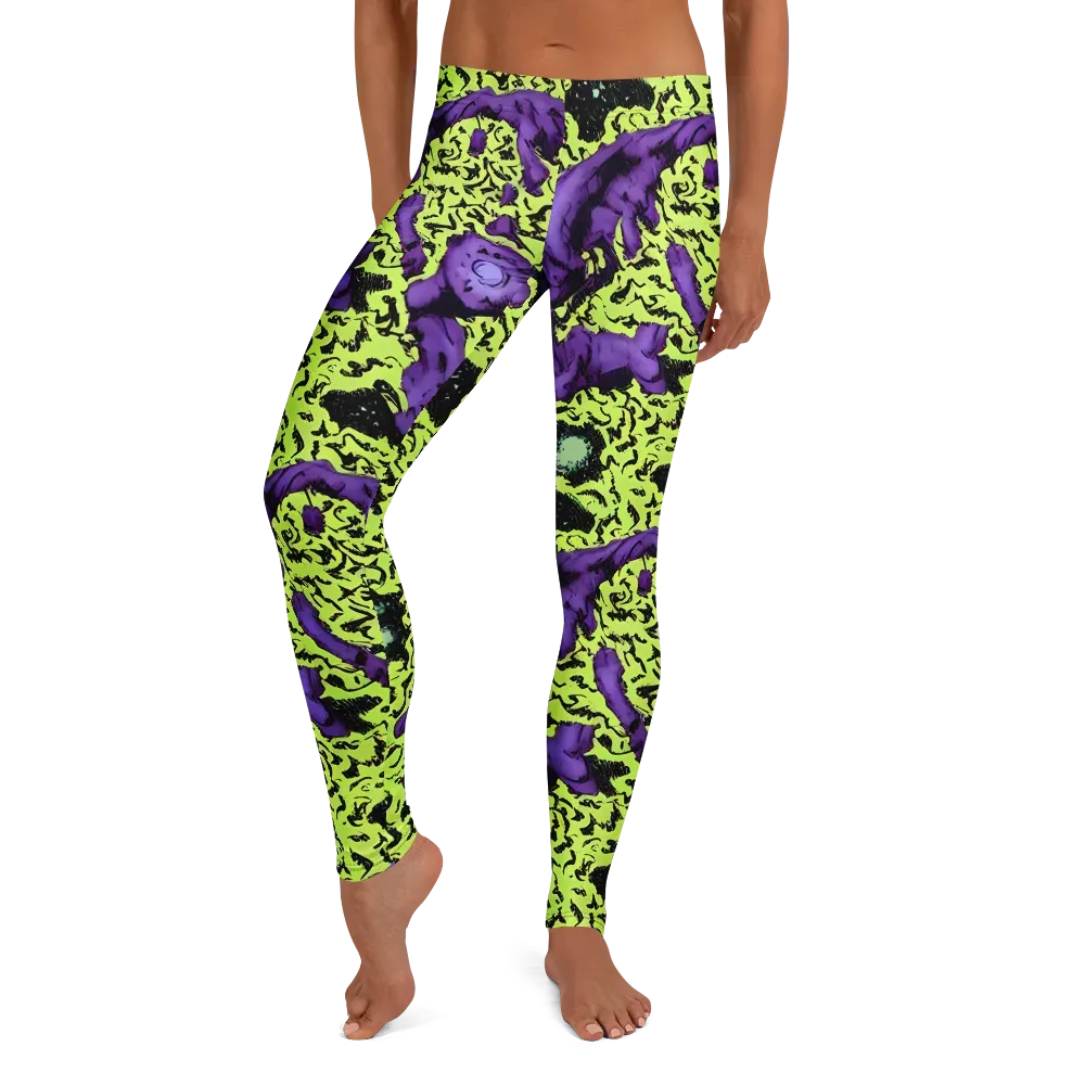 Violet Mayhem on Leggings — Front