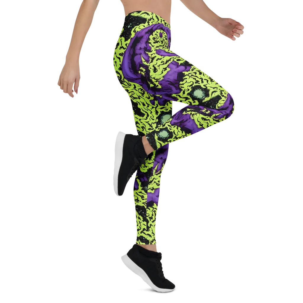 Violet Mayhem on Leggings — Right