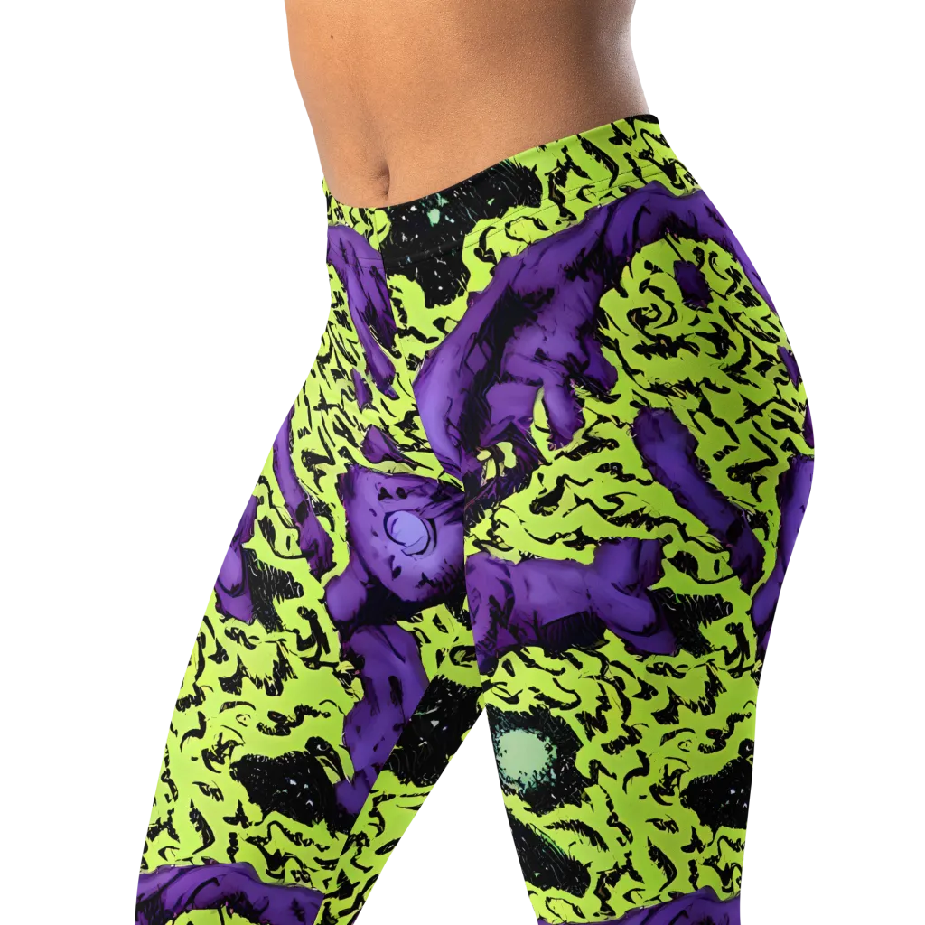 Violet Mayhem on Leggings — Left Front