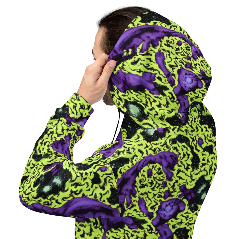 Violet Mayhem on Hoodie — Back