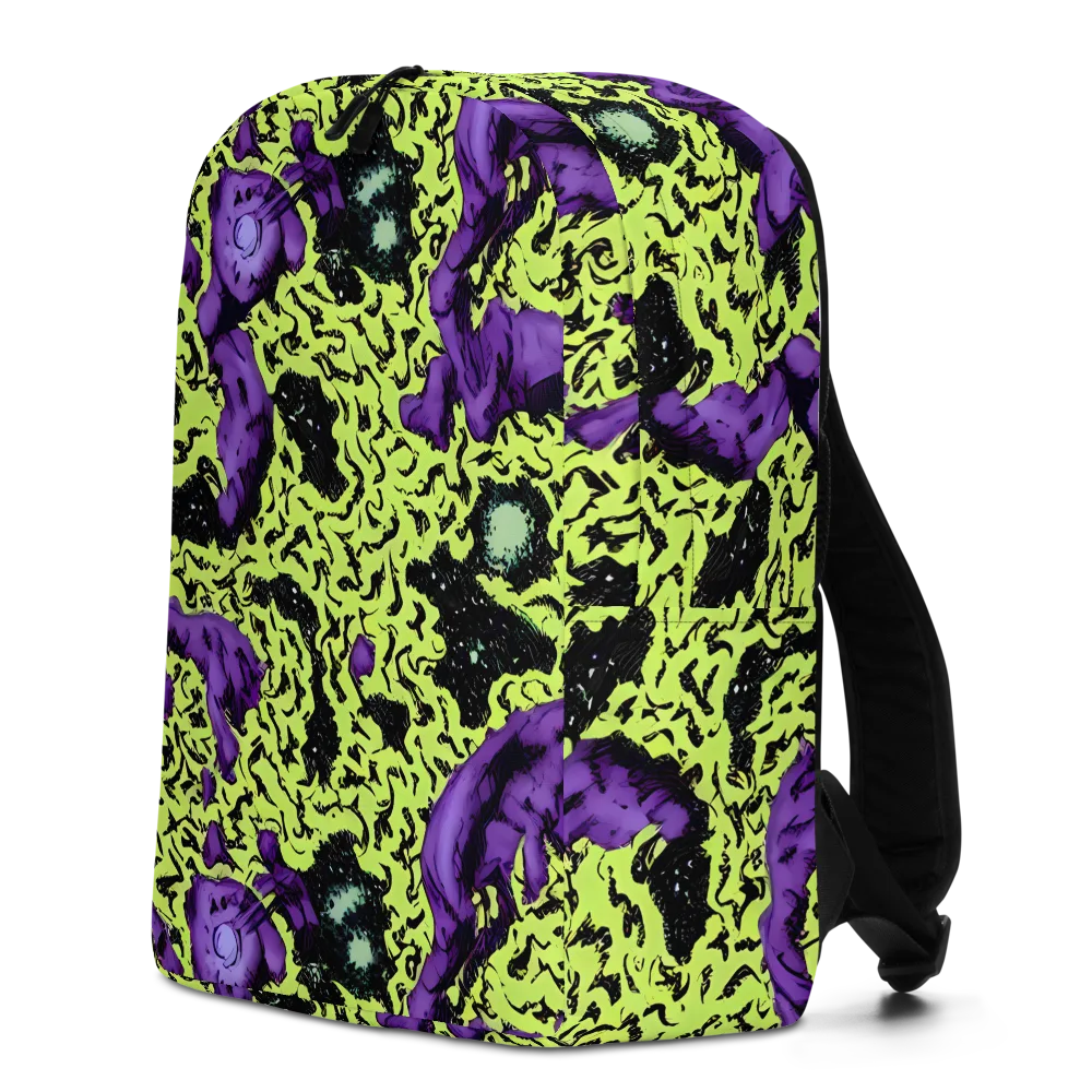 Violet Mayhem on Minimalist Backpack — Left