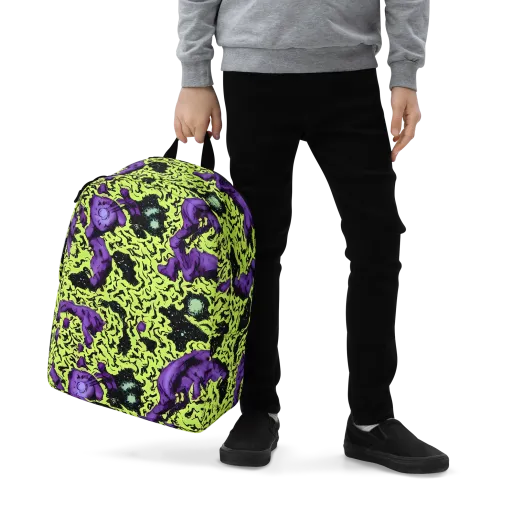 Violet Mayhem on a Minimalist Backpack