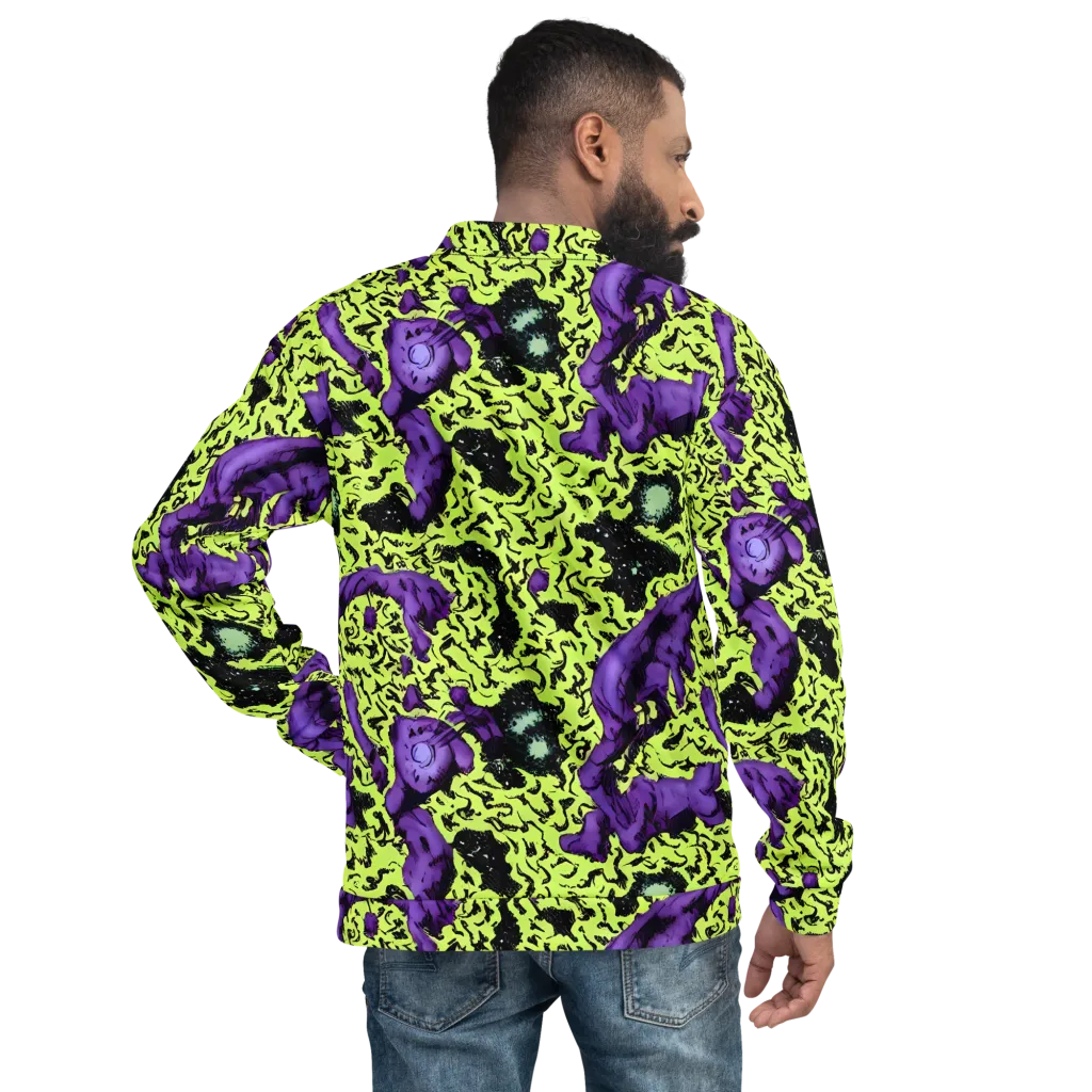 Violet Mayhem on Bomber Jacket — Back