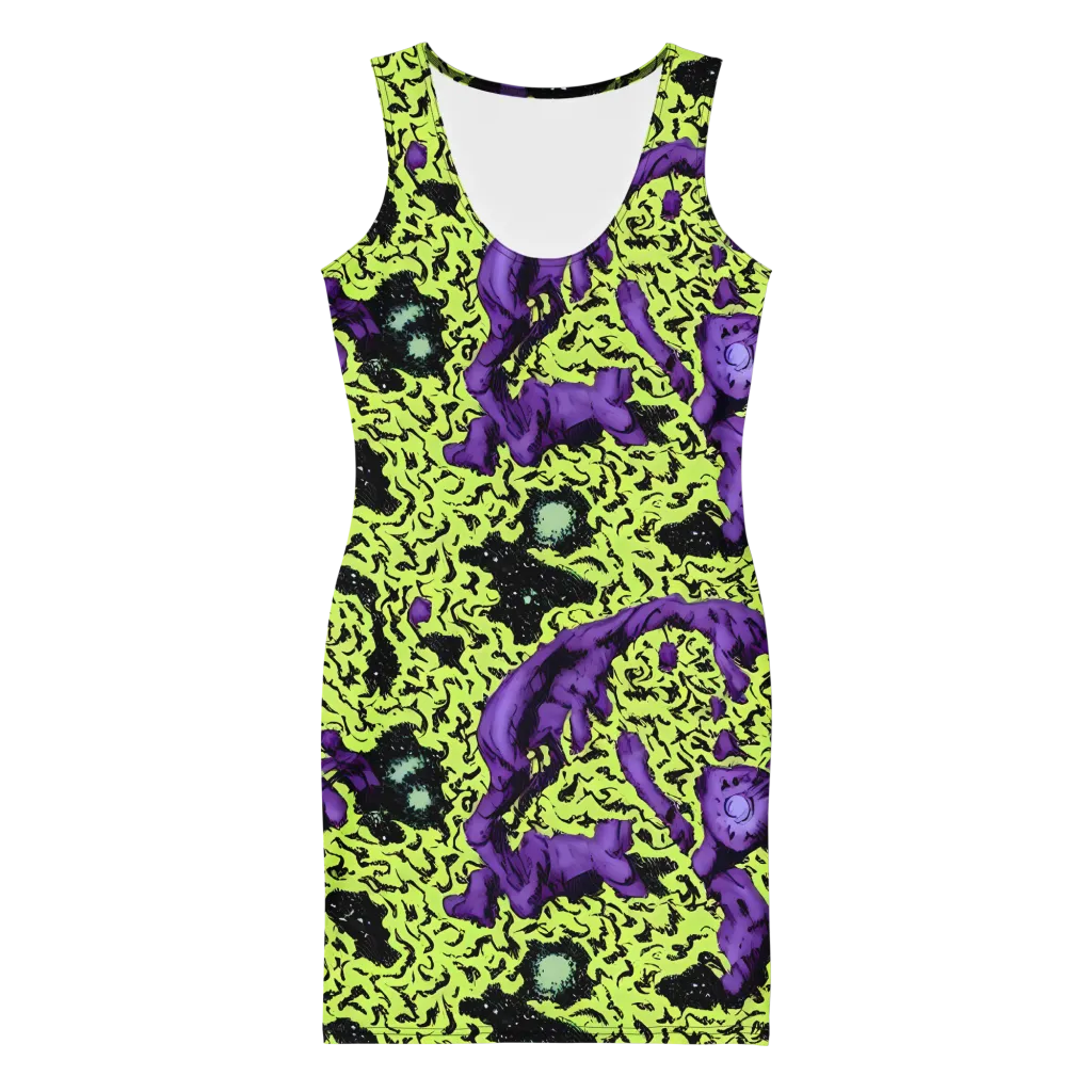 Violet Mayhem on Bodycon Dress — Front