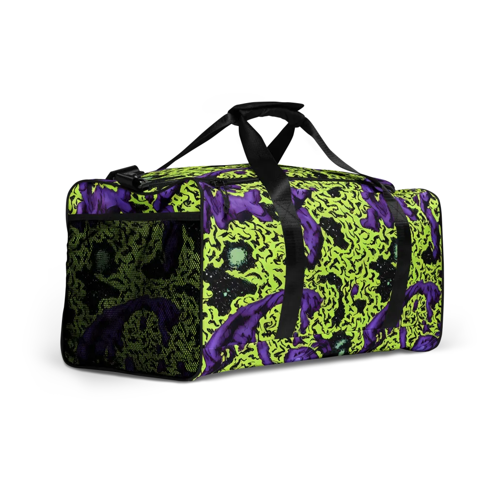 Violet Mayhem on Duffle Bag — Right Front
