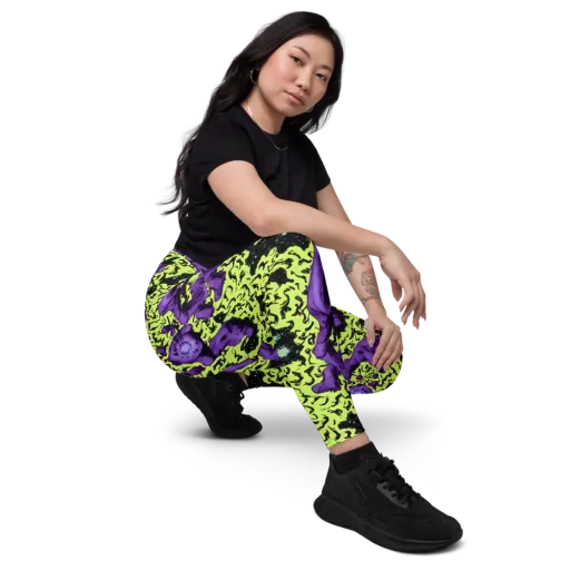 Violet Mayhem on a Leggings with Pockets