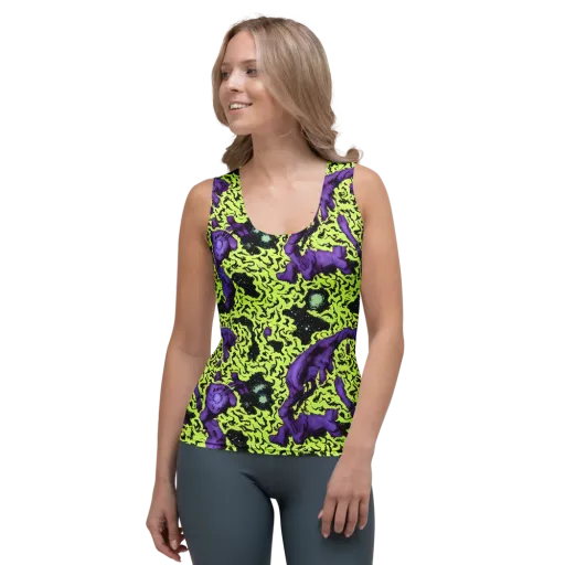 Violet Mayhem on a Women's Tank Top