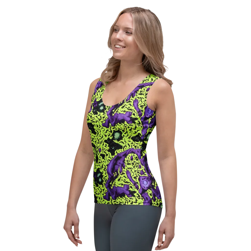 Violet Mayhem on Women's Tank Top — Left Front