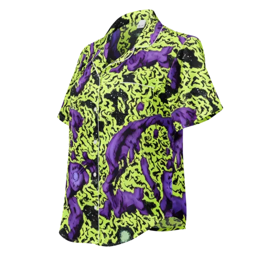 Violet Mayhem on a Women's Short Sleeve Pajama Top