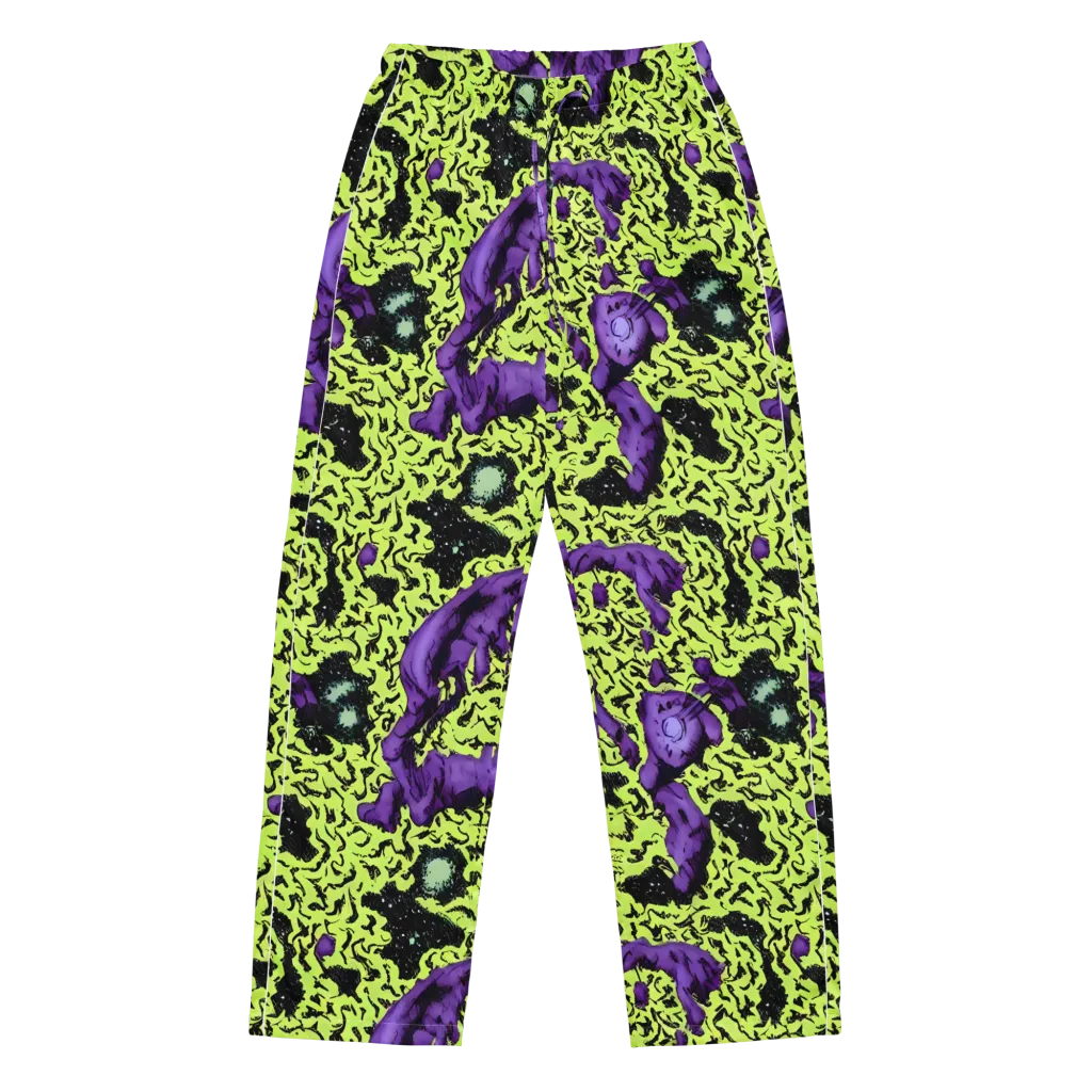 Violet Mayhem on Women's Pajama Pants — Front