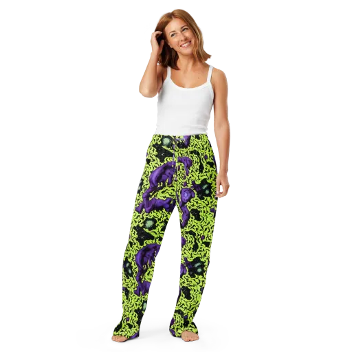 Violet Mayhem on a Women's Pajama Pants