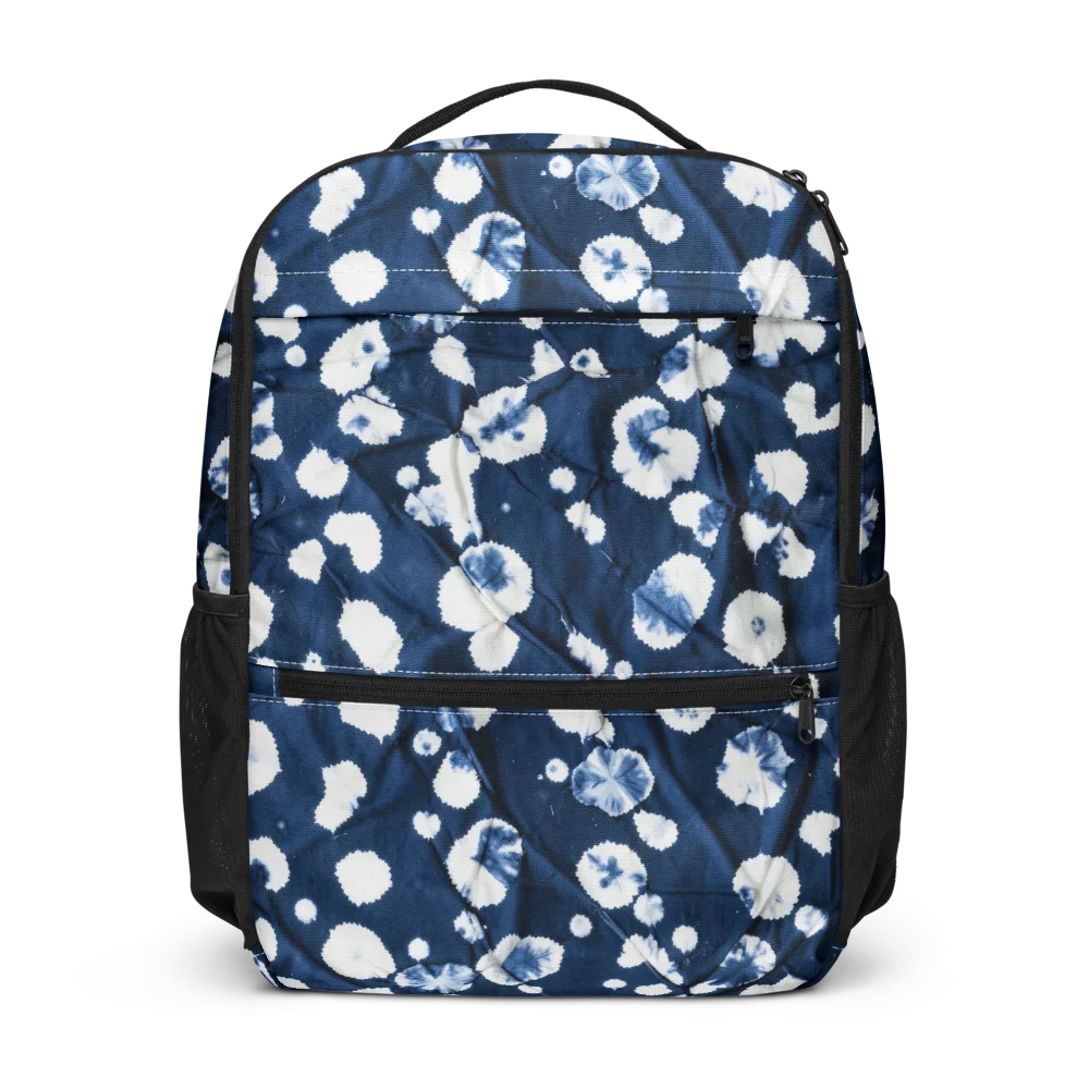 Indigo Confetti on Utility Backpack — Front
