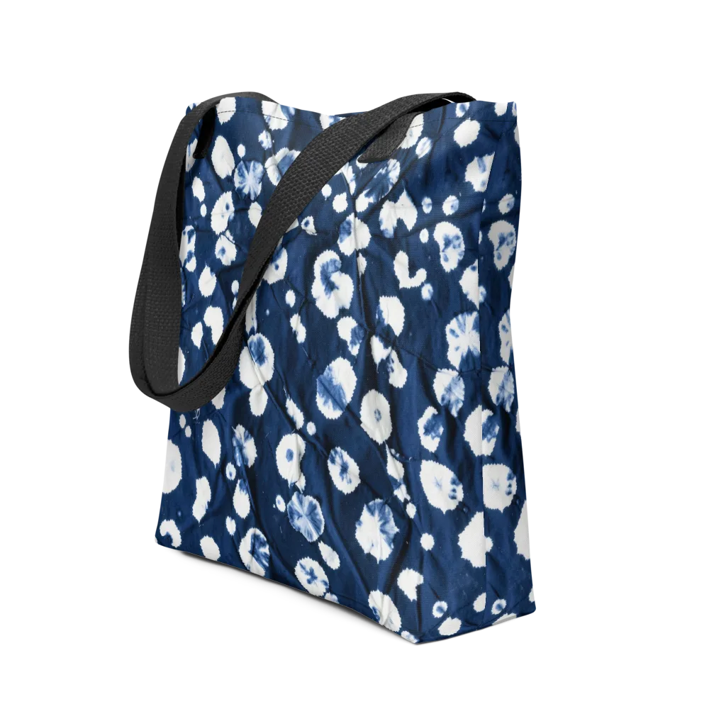 Indigo Confetti on Tote Bag — Front