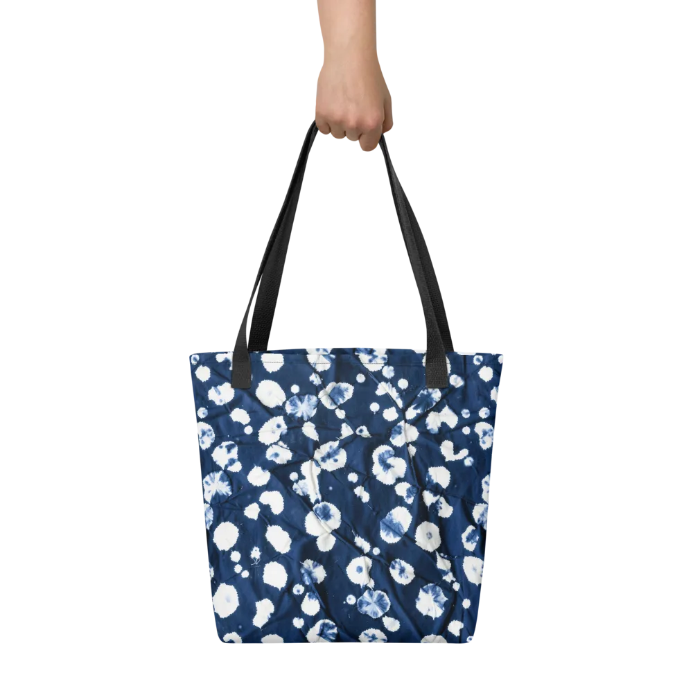Indigo Confetti on Tote Bag — Front