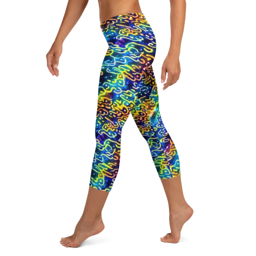 Astral Ampersand on a Capri Leggings